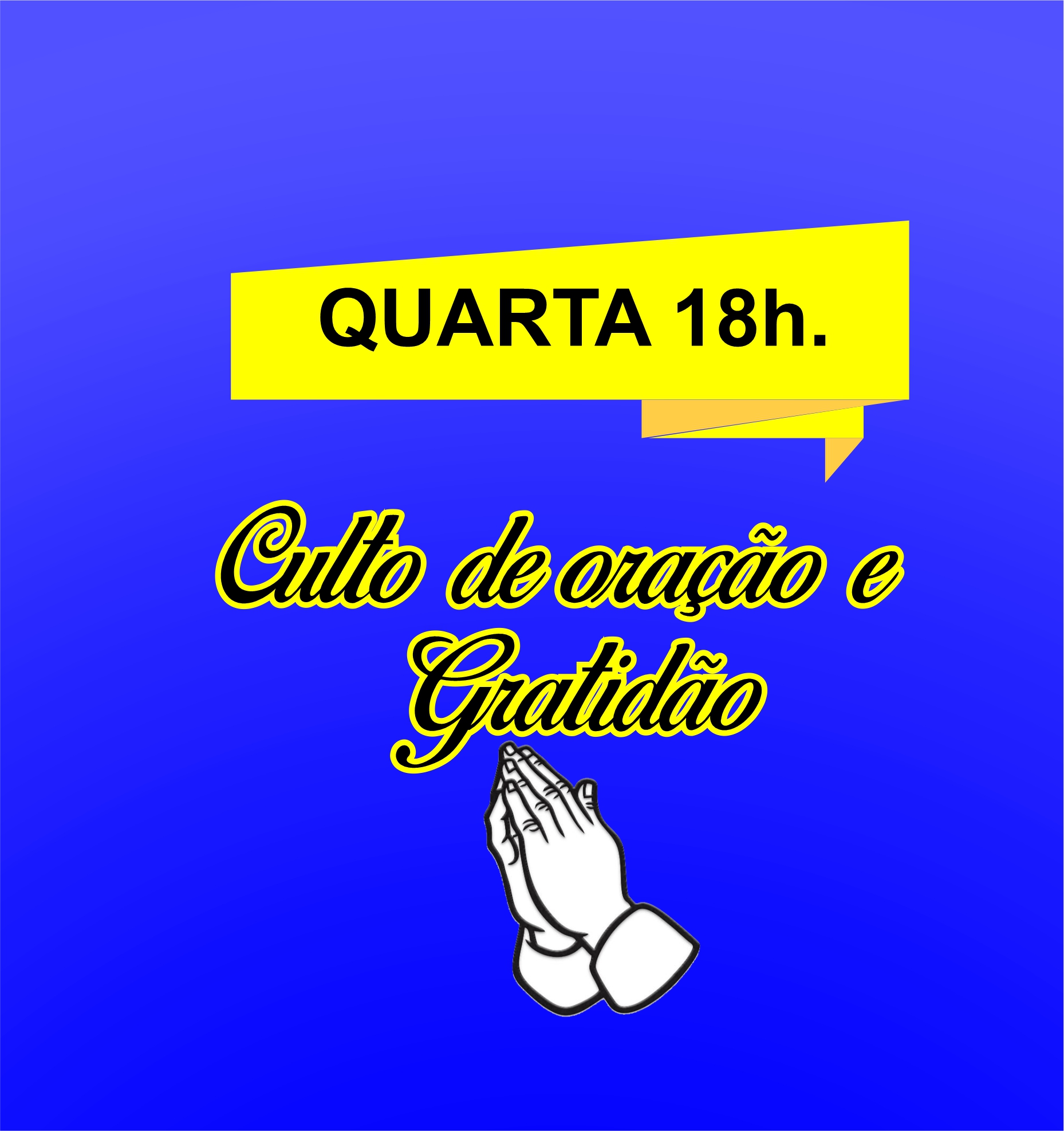 Gratidão Igreja Batista da Comunhão